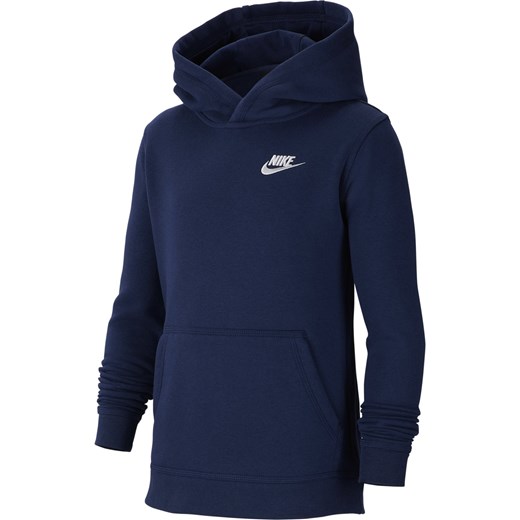 Bluza chłopięca granatowa Nike z dzianiny 