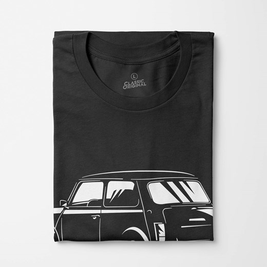Koszulka z Mini Morris - Czarna sklep.klasykami.pl