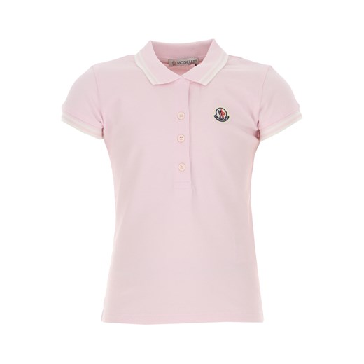Moncler Dziecięce Koszulki Polo dla Dziewczynek Na Wyprzedaży, różowy, Bawełna, 2021, 12Y 14Y 4Y 6Y Moncler 14Y okazja RAFFAELLO NETWORK
