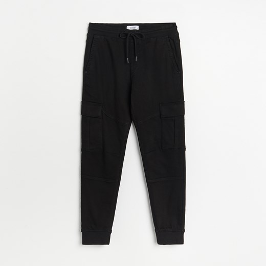 Reserved - Joggery cargo slim fit - Czarny Reserved 34 Reserved