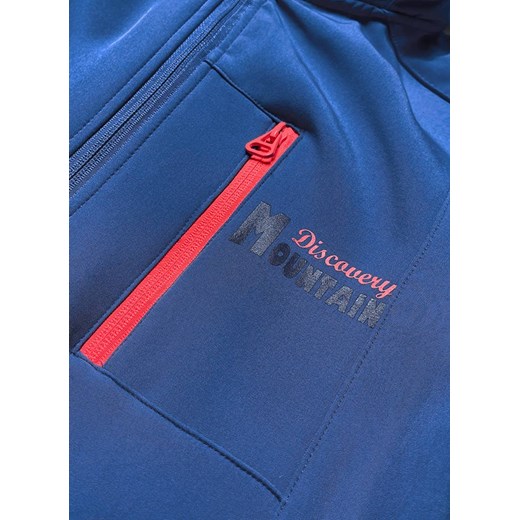 DAMSKA KURTKA TREKKINGOWA NIEBIESKO-KORALOWA (HH029) Goodlookin.pl XL (42) goodlookin.pl