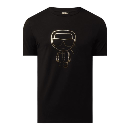 T-shirt z nadrukiem z logo Karl Lagerfeld S Peek&Cloppenburg 