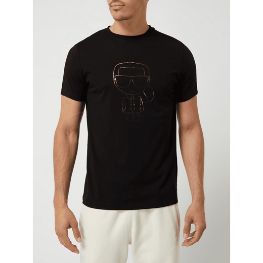T-shirt z nadrukiem z logo Karl Lagerfeld S Peek&Cloppenburg 