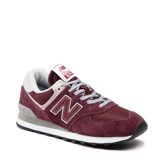 Sneakersy NEW BALANCE - ML574EGB Bordowy New Balance 40 okazja eobuwie.pl