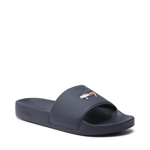 Klapki TOMMY JEANS - Essential Pool Slide EN0EN01431 Twilight Navy C87 Tommy Jeans 41 eobuwie.pl