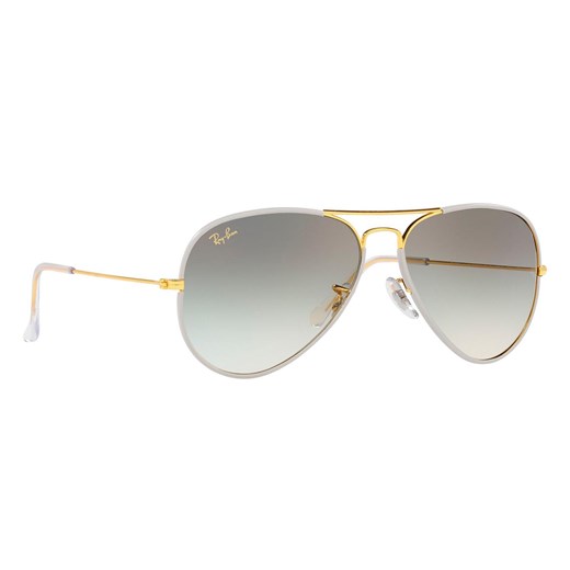 Okulary przeciwsłoneczne RAY-BAN - Aviator Full Color 0RB3025JM Grey On Legend Gold/Clear Gradient Grey 58 eobuwie.pl