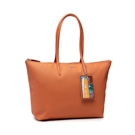 Shopper bag Lacoste elegancka mieszcząca a7 