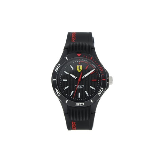 Zegarek czarny Scuderia Ferrari analogowy 