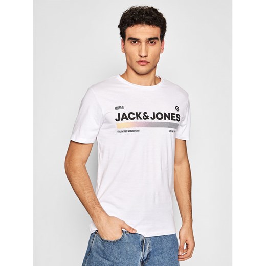 Jack&Jones T-Shirt Pony 12174367 Biały Regular Fit L MODIVO