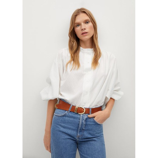 Mango Koszula Farmer 87032884 Biały Relaxed Fit Mango XS promocyjna cena MODIVO