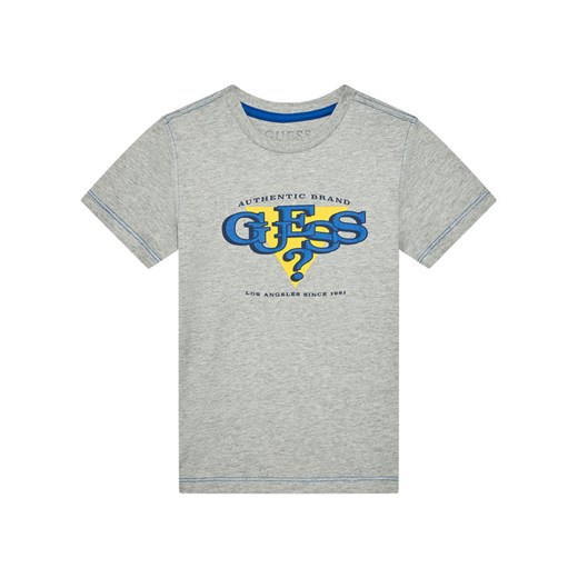 T-shirt chłopięce Guess z krótkimi rękawami z napisem 