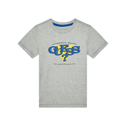 T-shirt chłopięce Guess z krótkimi rękawami z napisem