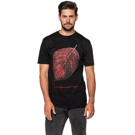 T-shirt męski UNDERWORLD Leaf czarny Underworld 4XL okazyjna cena morillo
