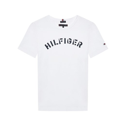 Tommy Hilfiger T-Shirt Graphic Tee KB0KB05427 D Biały Regular Fit Tommy Hilfiger 8 okazja MODIVO