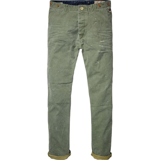 loose tapered fit pants  scotch-soda szary fit