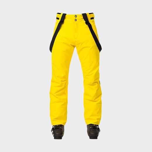 Żółte spodnie męskie Rossignol jesienne sportowe 