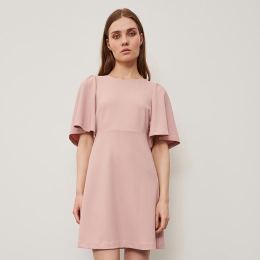 Reserved - Sukienka z szerokimi rękawami - Różowy Reserved M wyprzedaż Reserved