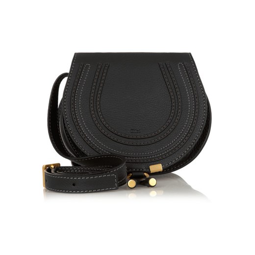 The Marcie mini textured-leather shoulder bag