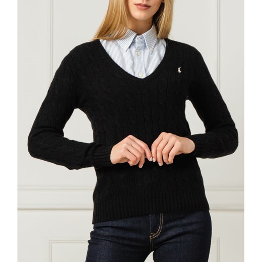 POLO RALPH LAUREN Wełniany sweter | Regular Fit | z dodatkiem kaszmiru Polo Ralph Lauren XS okazja Gomez Fashion Store