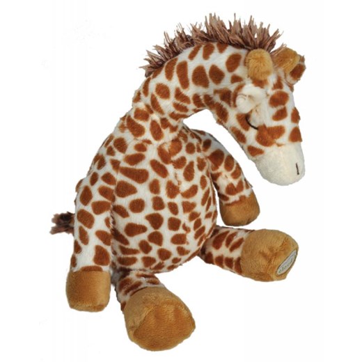Śpiąca Żyrafa w podróży z pozytywką marko-baby-pl brazowy do spania
