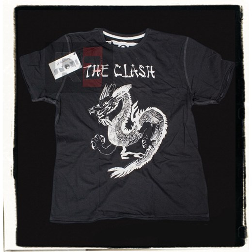 Koszulka Amplified - The Clash rockzone-pl czarny duży