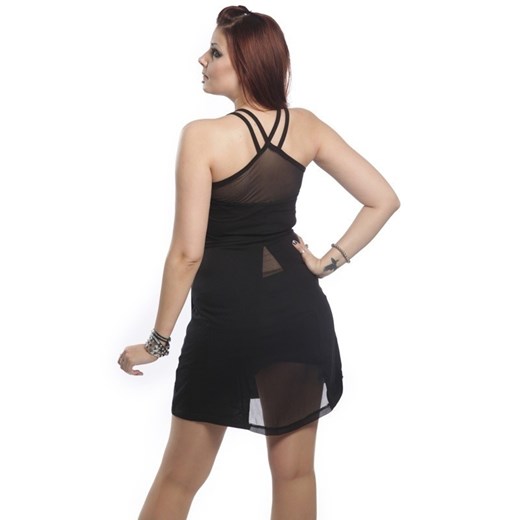 Sukienka - MARIE DRESS rockzone-pl czarny kolorowe
