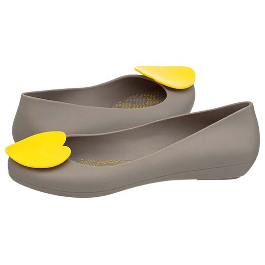 Buty Mel by Melissa Pop Heart Grey/Yellow (ME33-e) butsklep-pl szary guma