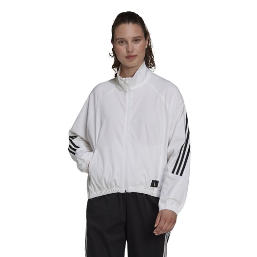 Bluza damska Adidas biała z dresu krótka 
