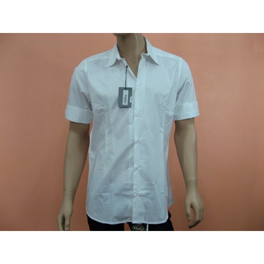 Shirt Mod. DANIELE ALESSANDRINI C629R3522802 White maranellowebfashion-com mietowy łatki