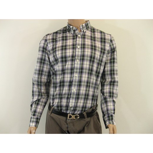 Shirt Mod. JACOB COHEN J820I Green/Bianco viola maranellowebfashion-com szary modne