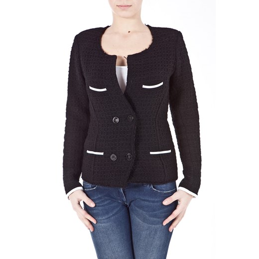 Jacket Mod. DANIELE ALESSANDRINI DG117M3743215 Black maranellowebfashion-com czarny kurtki