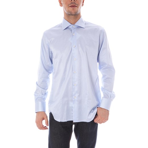 Shirt Mod. GIANMARIA ERRIGO FG64033010 Blue/White maranellowebfashion-com niebieski modne