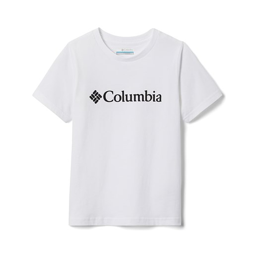 T-shirt męski Columbia na wiosnę młodzieżowy z krótkim rękawem