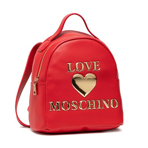 Plecak Love Moschino czerwony dla kobiet 