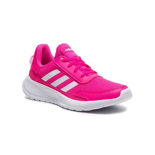 Buty sportowe damskie Adidas zamszowe różowe płaskie 