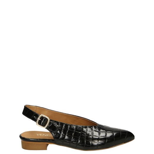 VENEZIA Baleriny z noskiem w szpic - 8031 CROX NERO Venezia 37 Venezia okazyjna cena
