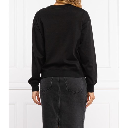Bluza damska Calvin Klein jesienna z napisami 