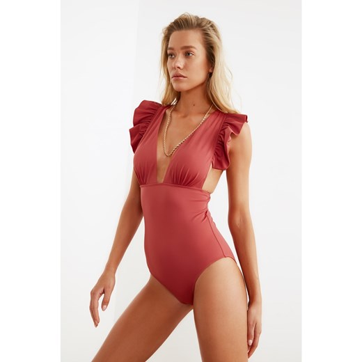 Kostium kąpielowy damski Trendyol Frill detailed Trendyol 36 Factcool