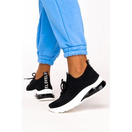 Buty sportowe damskie Casu sneakersy na płaskiej podeszwie sznurowane 