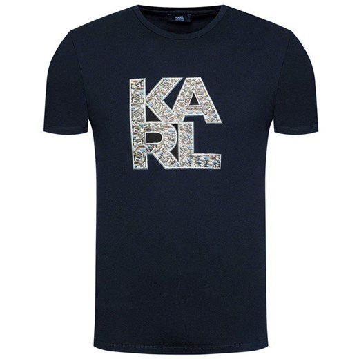 T-shirt męski Karl Lagerfeld z krótkim rękawem bawełniany 