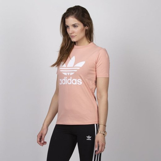 Adidas Originals koszulka damska Trefoil Tee dust pink 32 bludshop.com wyprzedaż