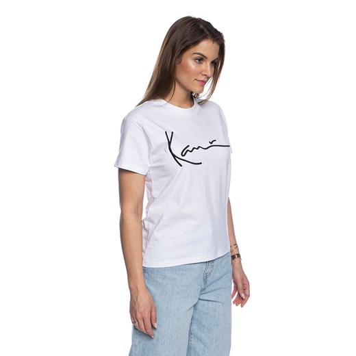 Koszulka damska Karl Kani Signature Basic Tee biała Karl Kani M bludshop.com wyprzedaż