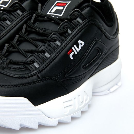 Sneakers buty damskie FILA Disruptor Low WMNS black (1010302.25Y) Fila US 6 okazja bludshop.com