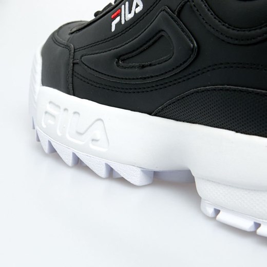 Sneakers buty damskie FILA Disruptor Low WMNS black (1010302.25Y) Fila US 8 promocyjna cena bludshop.com