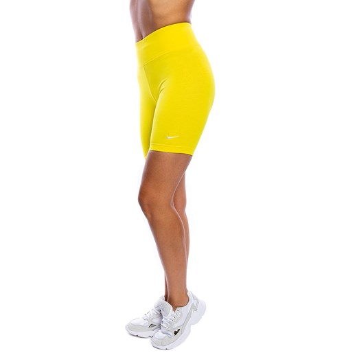 Szorty damskie Nike NSW Legasee Bike Short żółte Nike XS wyprzedaż bludshop.com