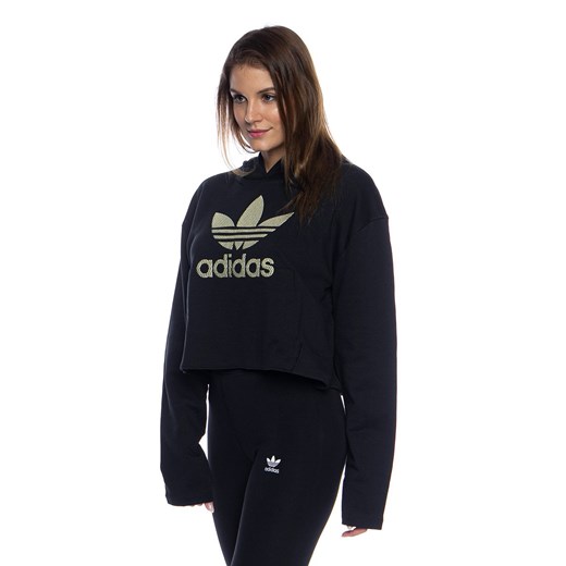 Bluza damska Adidas Originals LG Hoodie czarna 32 okazyjna cena bludshop.com