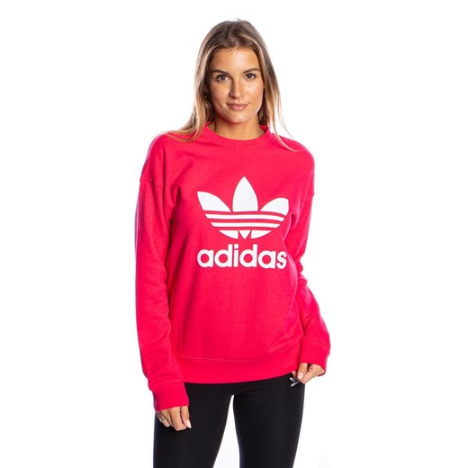 Bluza damska Adidas Originals Trefoil Crew Sweatshirt różowa 32 okazja bludshop.com