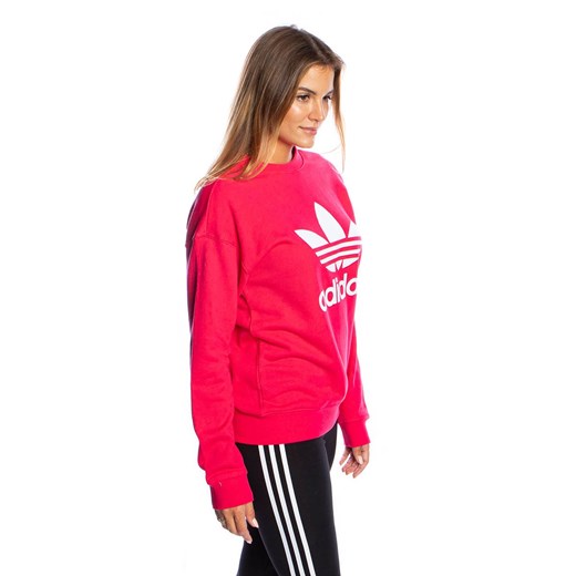 Bluza damska Adidas Originals Trefoil Crew Sweatshirt różowa 32 okazja bludshop.com