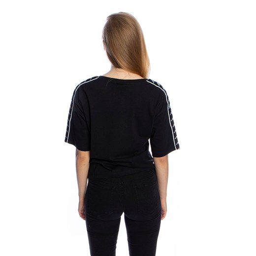 Koszulka damska Kappa Glanda T-shirt czarna Kappa XS okazyjna cena bludshop.com