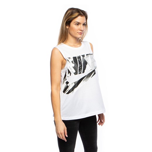 Koszulka damska Nike WMNS NSW Montage GX Tank Top biała Nike XS okazja bludshop.com